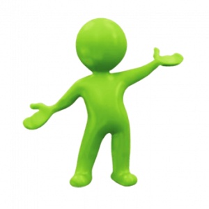 Global green man logo